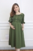 Mama Hamil Gwen Dress Wanita Hamil Menyusui Murah Modern Casual Dress Katun  DRO 209 12  medium
